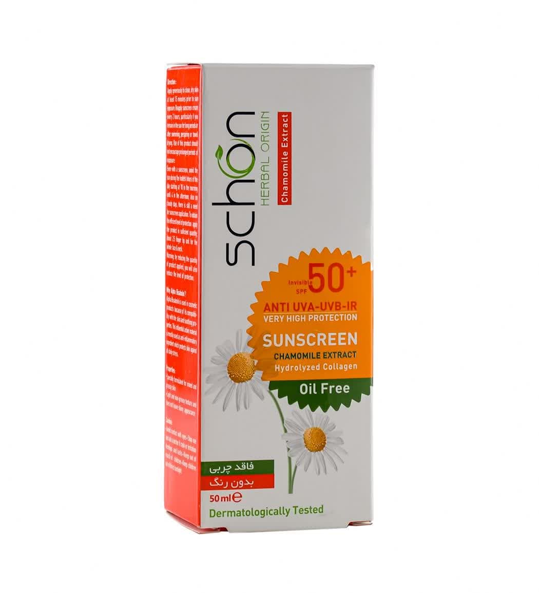 کرم ضد افتاب بی رنگ شون SPF50 فاقد چربی